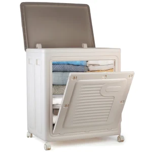 Foldable Storage Box with Wheels