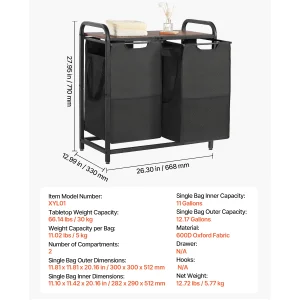 Laundry Sorter Large Hamper