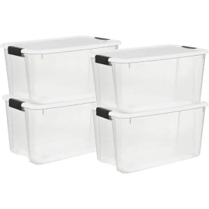 4 Heavy - Duty Storage Bins