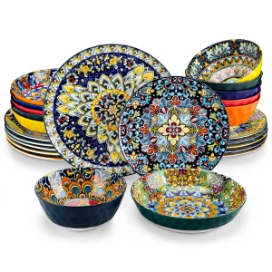 Porcelain Bohemian Style Dinnerware